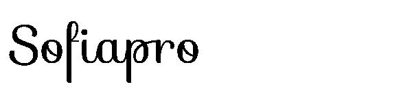 Sofiapro字体