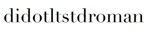 didotltstdroman字体