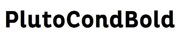 PlutoCondBold字体