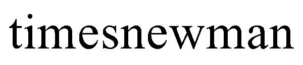 timesnewman字体