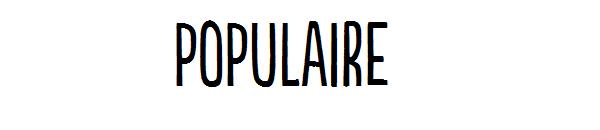 populaire字体
