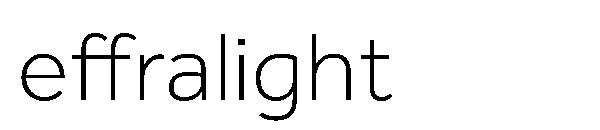 effralight字体
