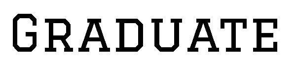 Graduate字体
