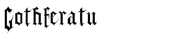 Gothferatu字体