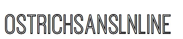 ostrichsanslnline字体