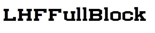 LHFFullBlock字体