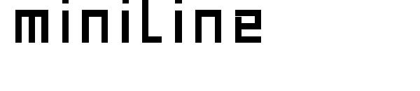 miniline字体