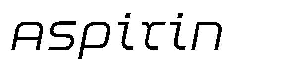 Aspirin字体