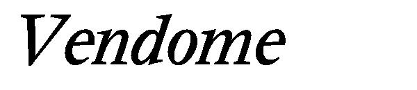Vendome字体