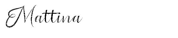Mattina字体