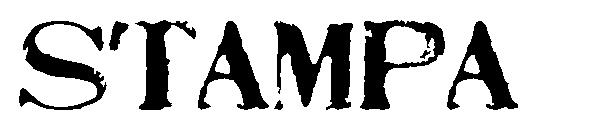 stampa字体