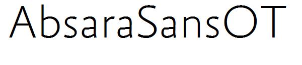 AbsaraSansOT字体
