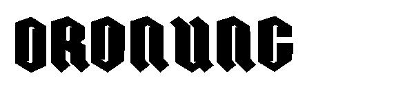 Ordnung字体