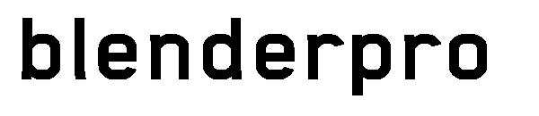 blenderpro字体
