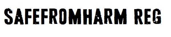 Safefromharm Reg字体