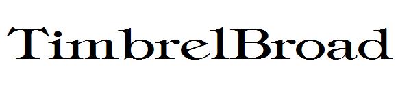 TimbrelBroad字体