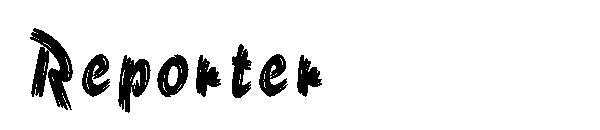 Reporter字体