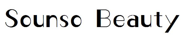 Sounso Beauty字体