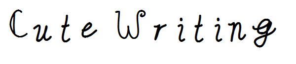 Cute Writing字体