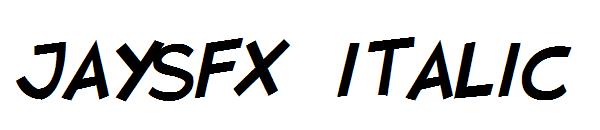 jaysFX italic字体