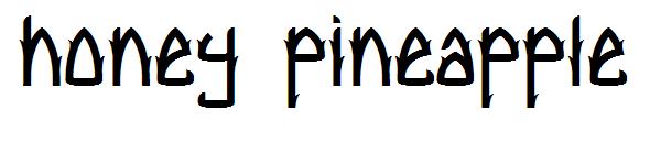 honey pineapple字体