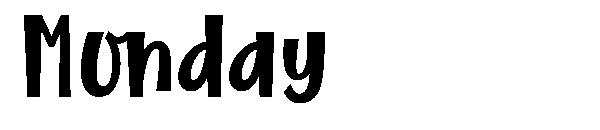 Free Monday字体