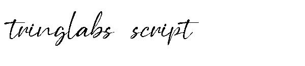 tringlabs script字体