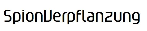 SpionVerpflanzung字体