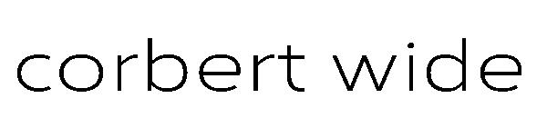 corbert wide字体