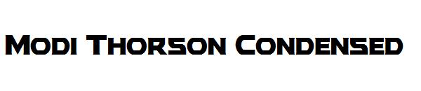Modi Thorson Condensed字体