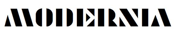 Modernia字体