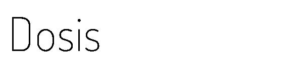 Dosis字体