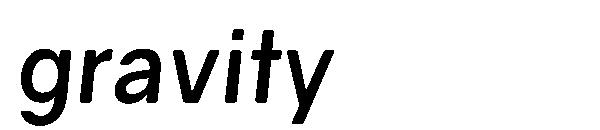gravity字体