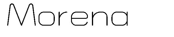 Morena字体