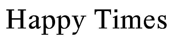 Happy Times字体