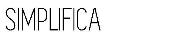 SIMPLIFICA字体