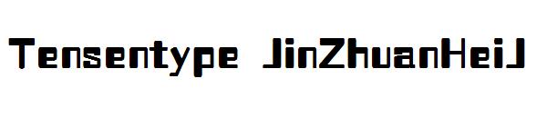 Tensentype JinZhuanHeiJ字体