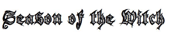 Season of the Witch字体