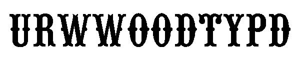 URWWoodTypD字体