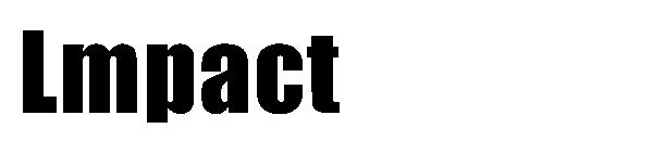 Lmpact字体