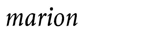 marion字体