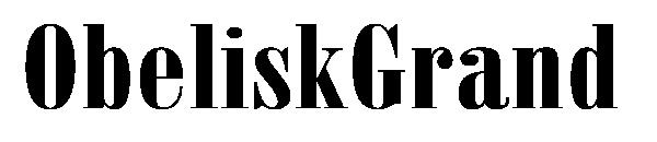 ObeliskGrand字体