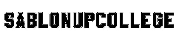 SablonUpCollege字体