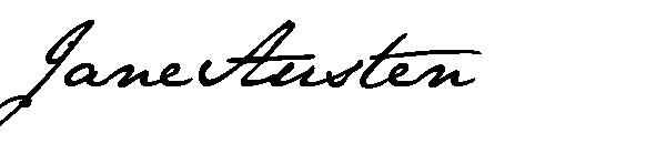 JaneAusten字体
