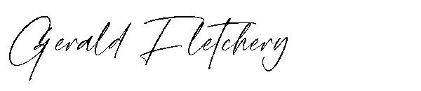 Gerald Fletchery字体