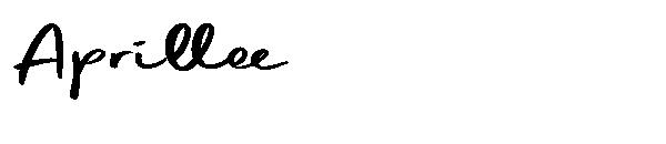 Aprillee字体