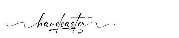 Handcaster字体