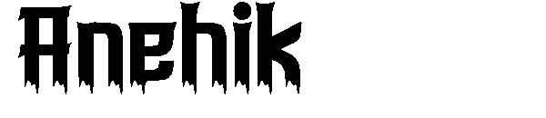 Anehik字体