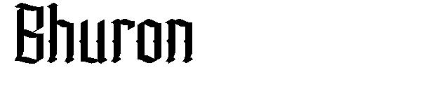 Bhuron字体