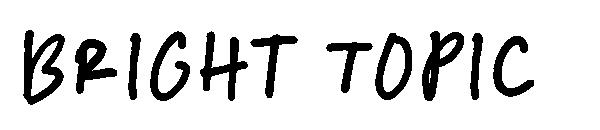 Bright Topic字体